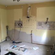 removal of old kitchen